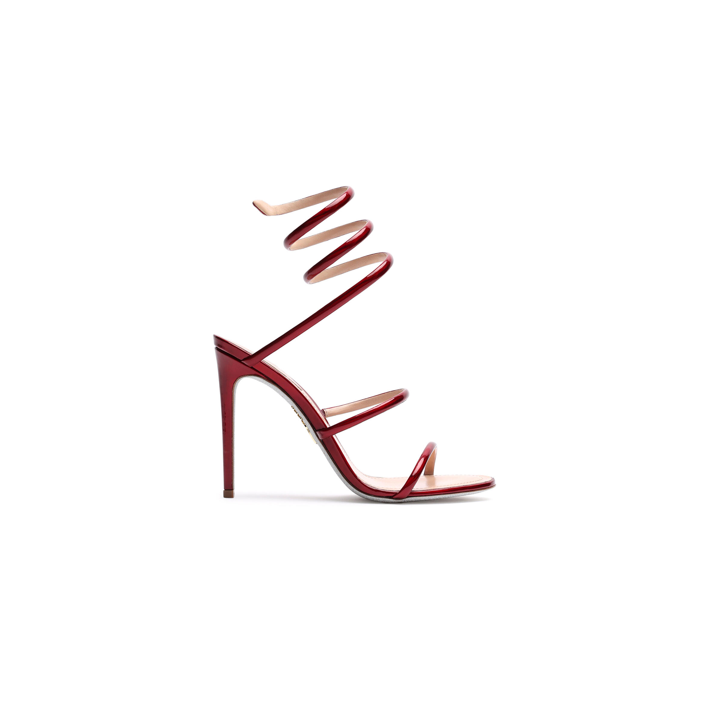 RENE CAOVILLA CLEO METALLIC RED SANDAL 105 C12351